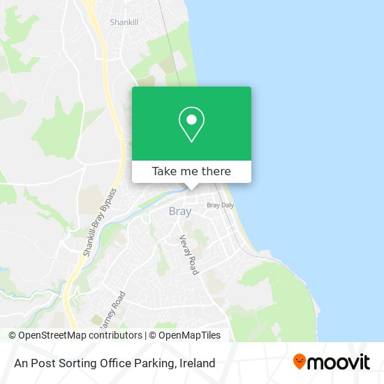 An Post Sorting Office Parking map