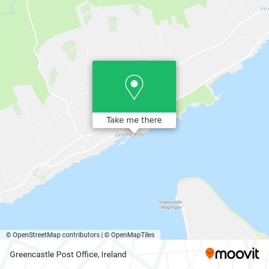 Greencastle Post Office map