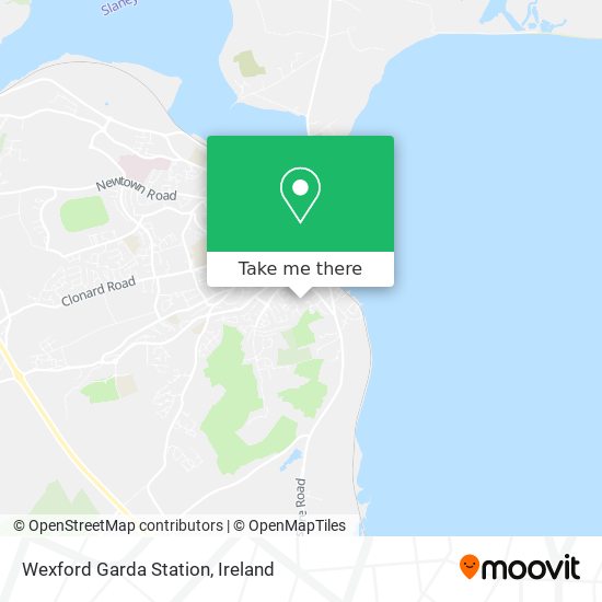 Wexford Garda Station map