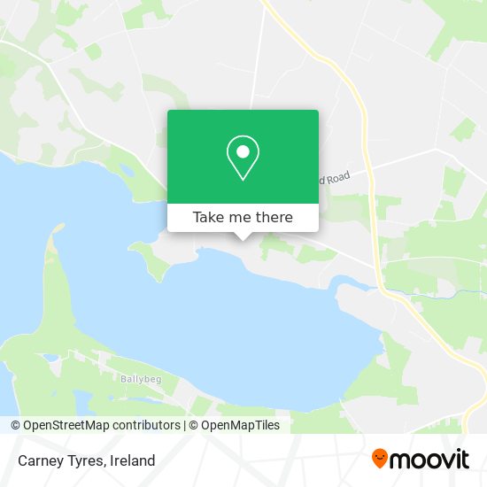 Carney Tyres map