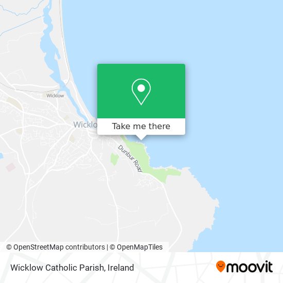 Wicklow Catholic Parish map