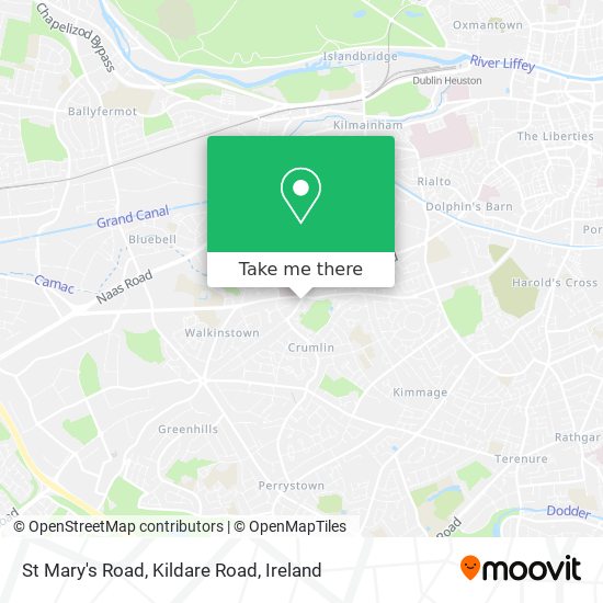 St Mary's Road, Kildare Road map
