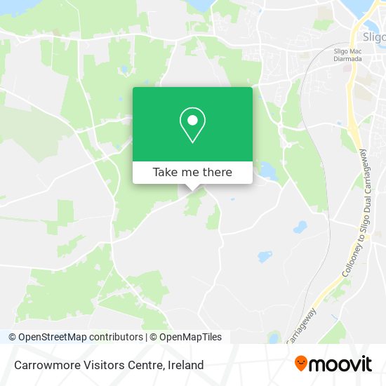 Carrowmore Visitors Centre map