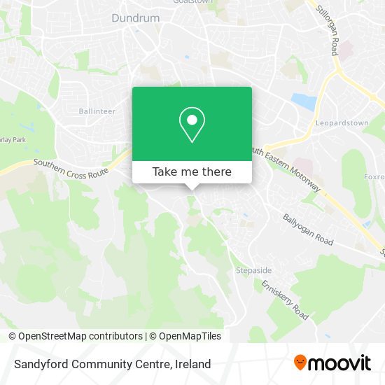 Sandyford Community Centre map