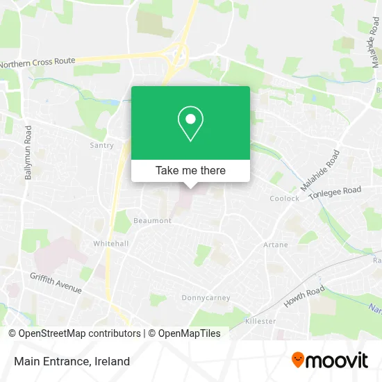 Main Entrance map