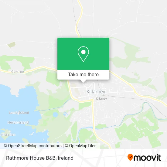 Rathmore House B&B map