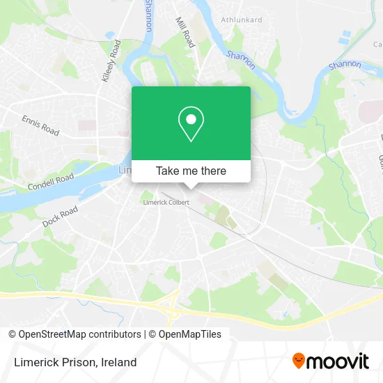 Limerick Prison map