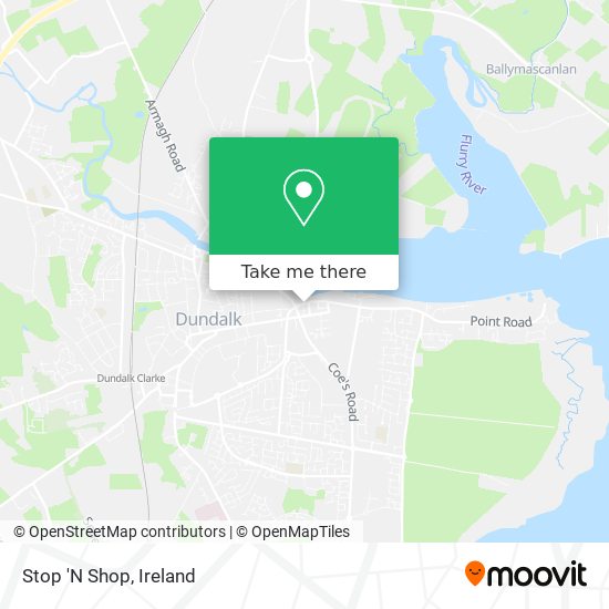 Stop 'N Shop map