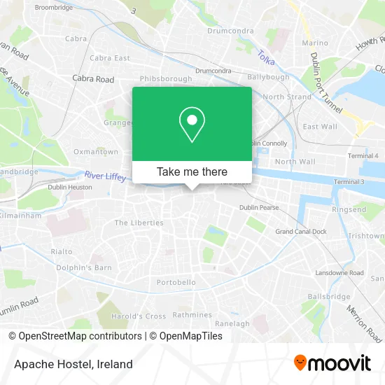 Apache Hostel map