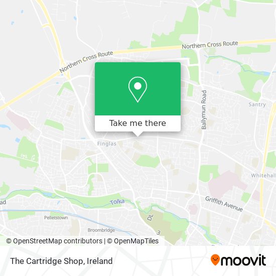 The Cartridge Shop map