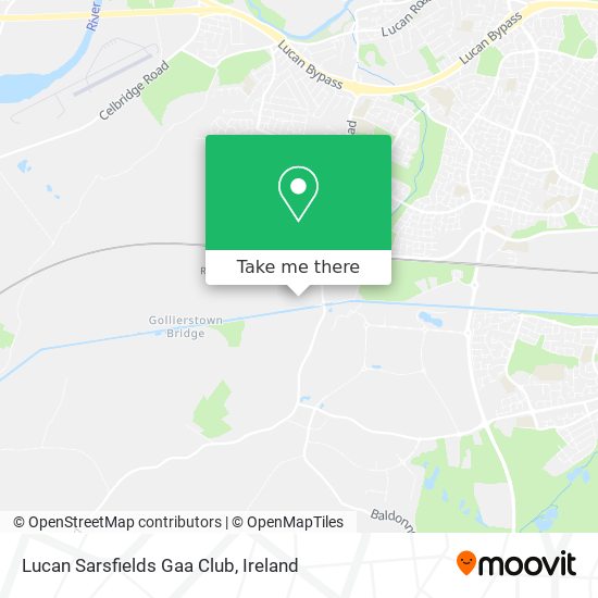 Lucan Sarsfields Gaa Club map