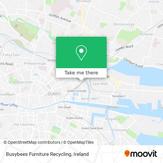 Busybees Furniture Recycling map