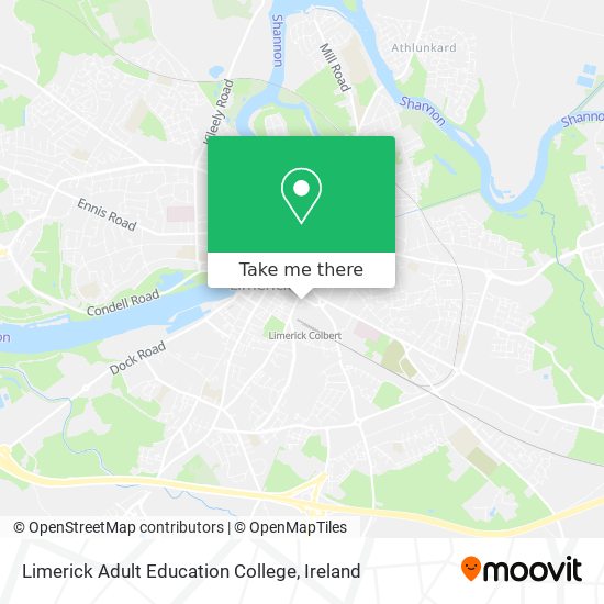 Limerick Adult Education College map