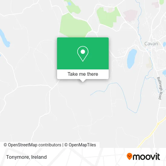 Tonymore map