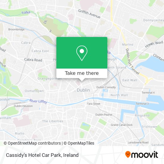 Cassidy's Hotel Car Park map