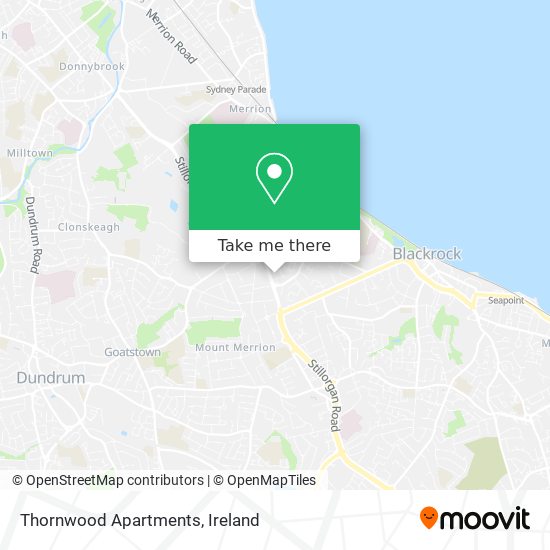 Thornwood Apartments map