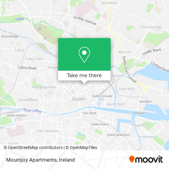 Mountjoy Apartments map