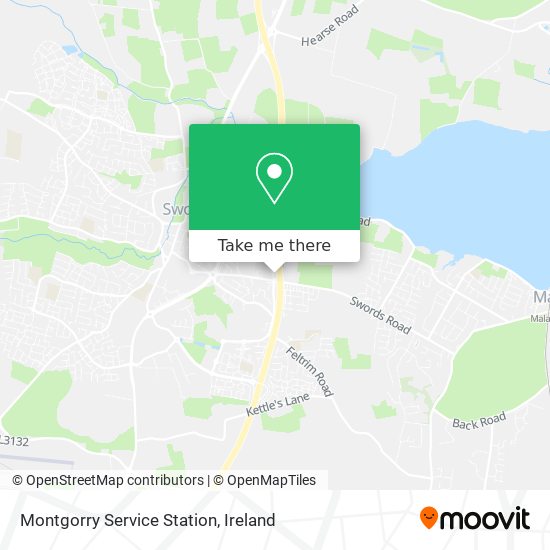 Montgorry Service Station map