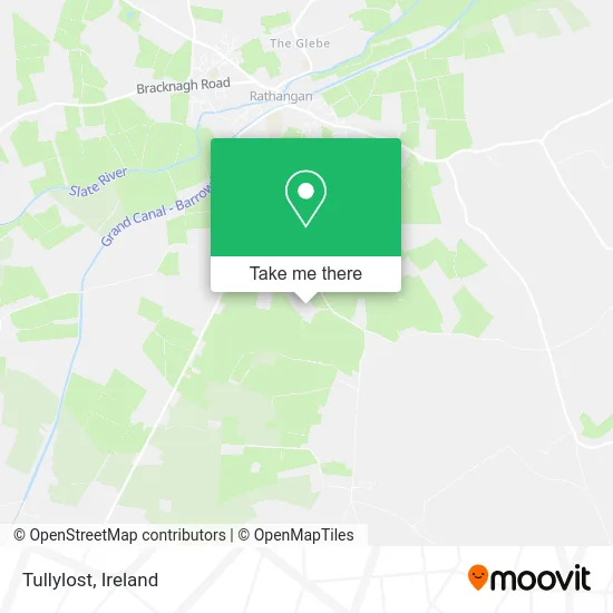 Tullylost map
