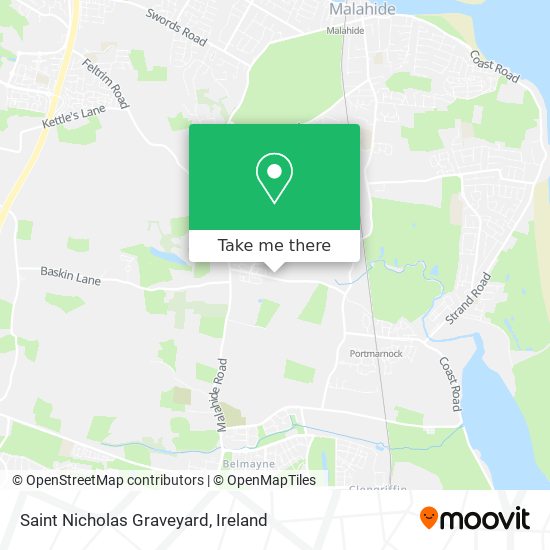 Saint Nicholas Graveyard map