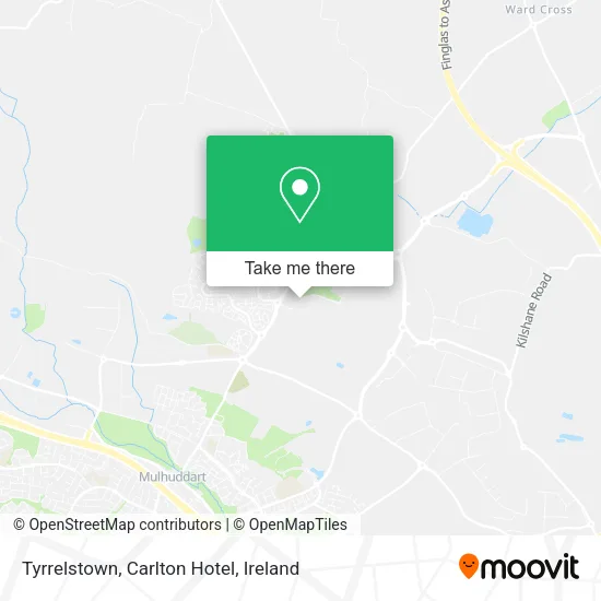 Tyrrelstown, Carlton Hotel map