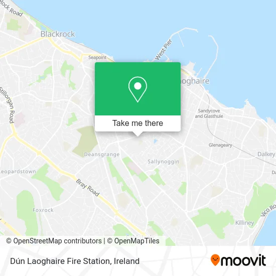 Dún Laoghaire Fire Station map