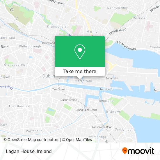 Lagan House map