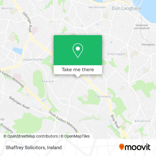 Shaffrey Solicitors map