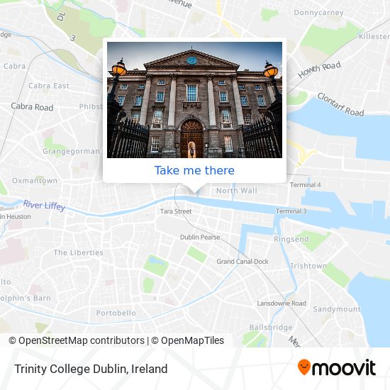 Trinity College Dublin plan