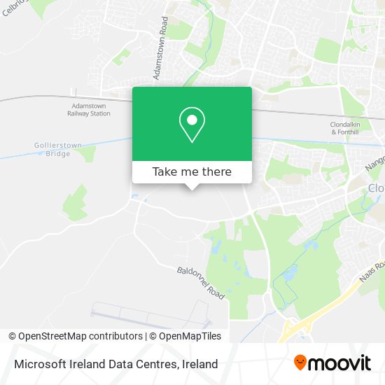 Microsoft Ireland Data Centres map