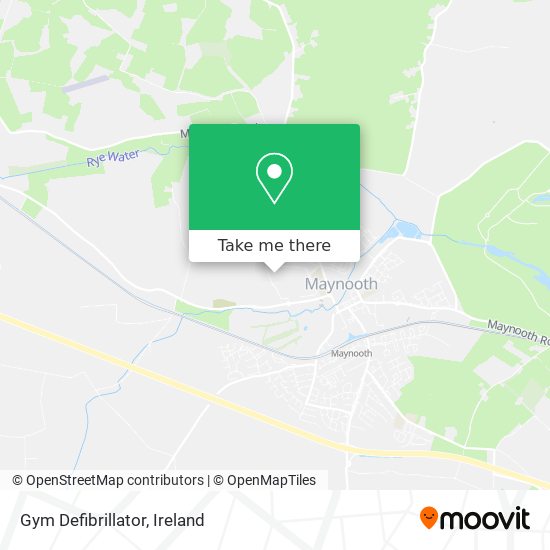 Gym Defibrillator map