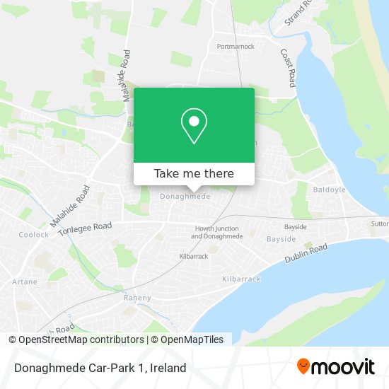 Donaghmede Car-Park 1 map