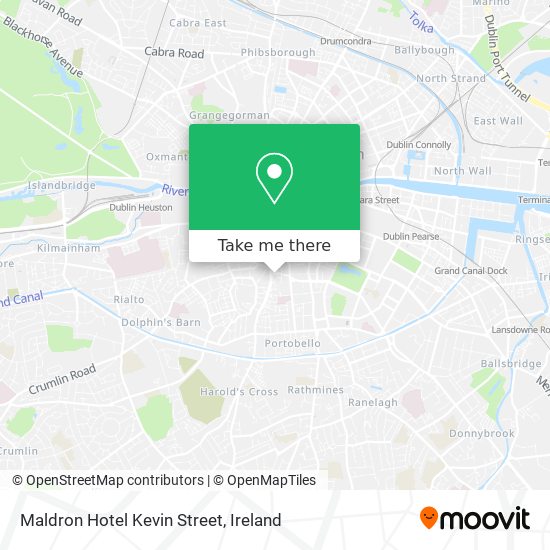 Maldron Hotel Kevin Street map