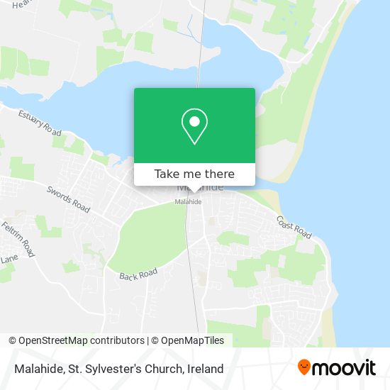 Malahide, St. Sylvester's Church map