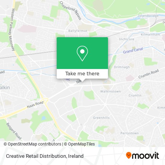 Creative Retail Distribution map
