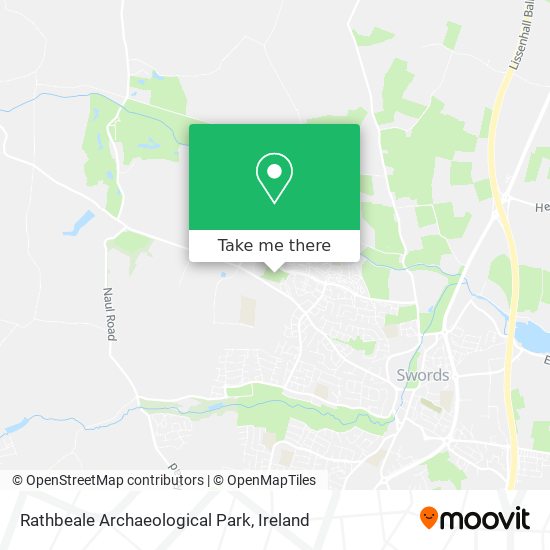 Rathbeale Archaeological Park map