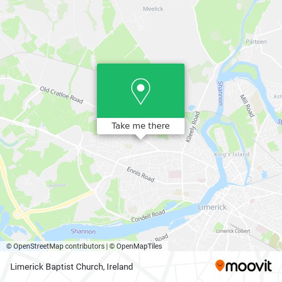 Limerick Baptist Church map
