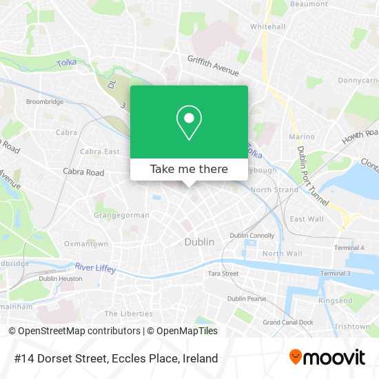 #14 Dorset Street, Eccles Place map