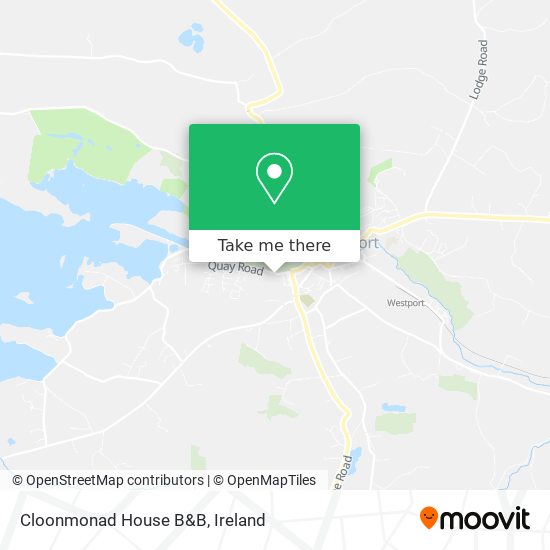 Cloonmonad House B&B map