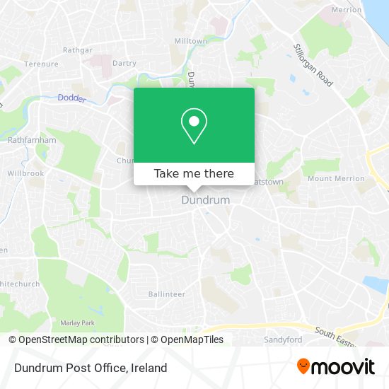 Dundrum Post Office map