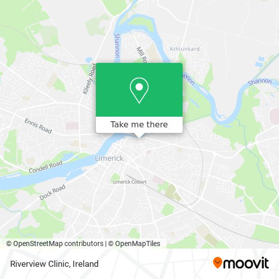 Riverview Clinic map