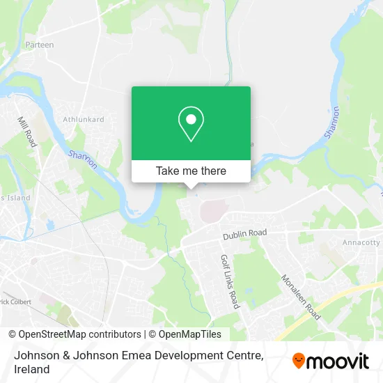 Johnson & Johnson Emea Development Centre map