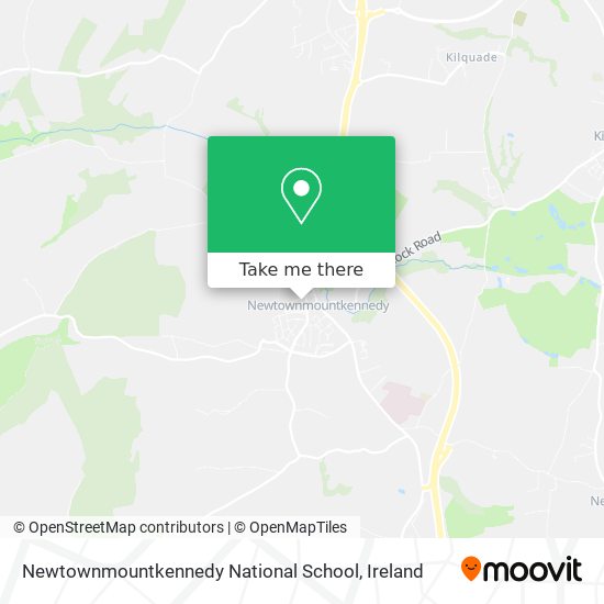 Newtownmountkennedy National School map