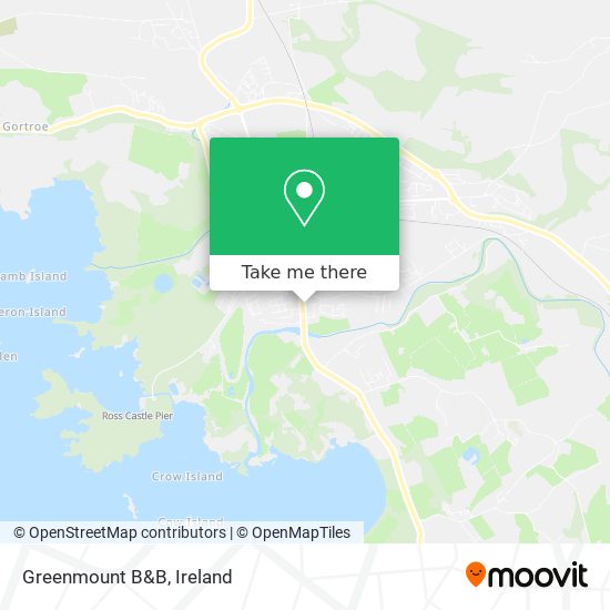Greenmount B&B map