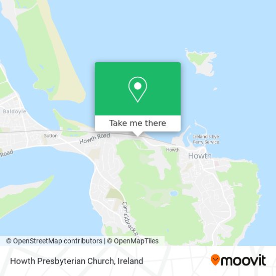 Howth Presbyterian Church map