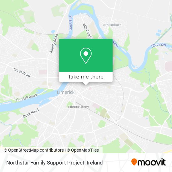 Northstar Family Support Project map