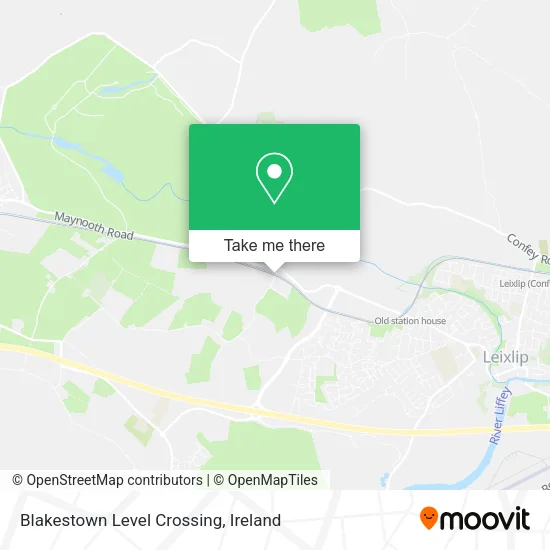 Blakestown Level Crossing map