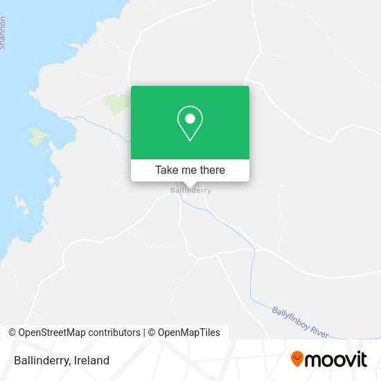 Ballinderry map