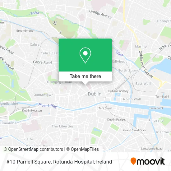 #10 Parnell Square, Rotunda Hospital plan
