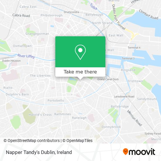 Napper Tandy's Dublin map